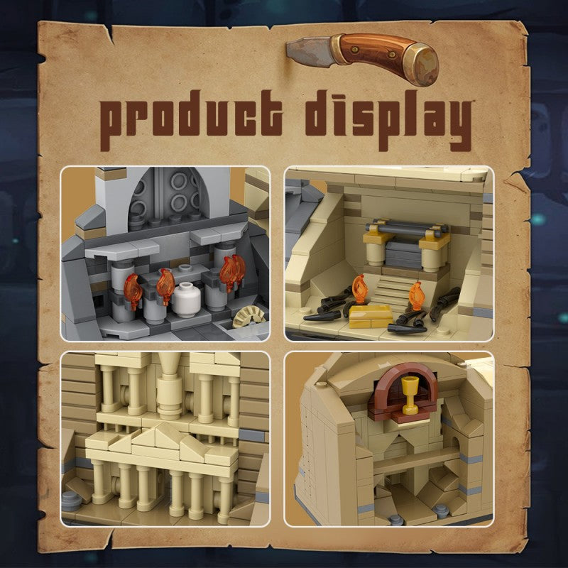 indiana jones trilogy building set | lego compatible - 6