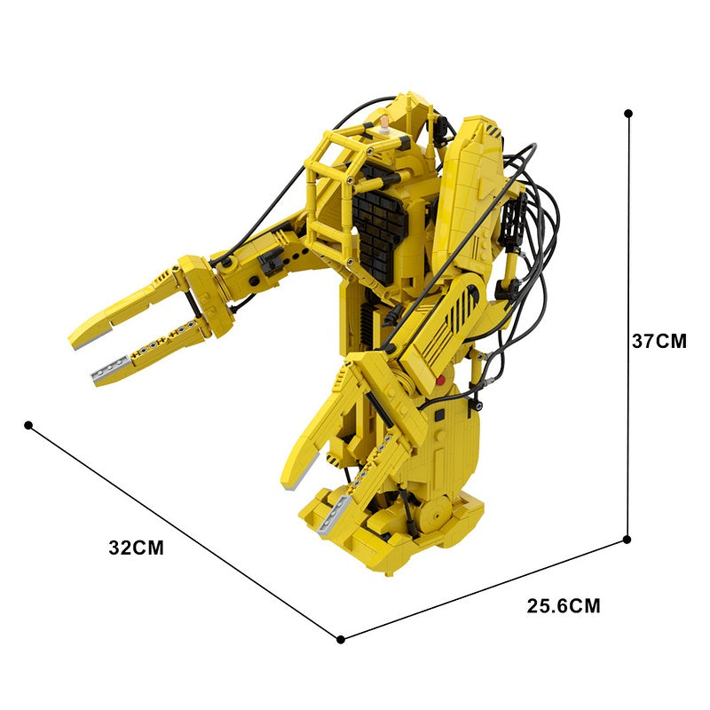 Industrial Cargo Power Exo-Suit Mech Building Kit | LEGO-Compatible MOC - 4