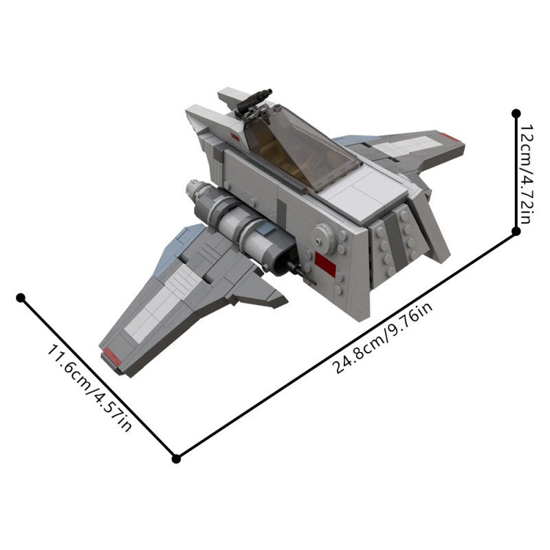 int-3 omen royal guard starfighter building kit | star wars | moc-232857 - 2