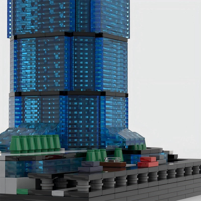 International Commerce Center Hong Kong ICC Skyscraper Building Kit | LEGO-Compatible MOC - 4
