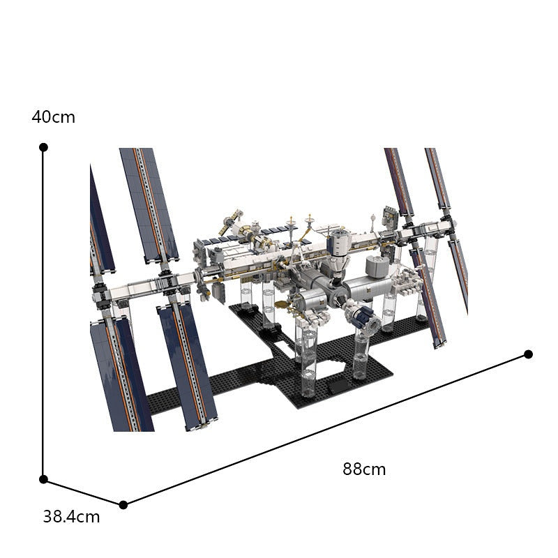 International Space Station MOC Building Kit | 1:110 Scale Space Model - 5