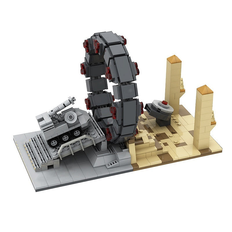 Interstellar Portal Command Base MOC Building Kit | Sci-Fi Space Station - 1