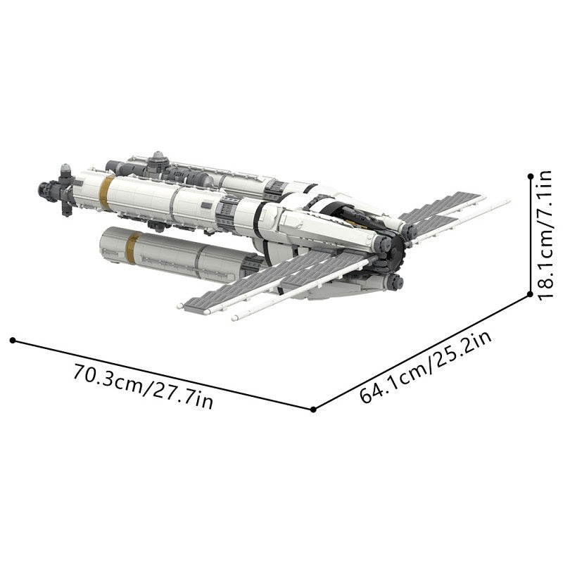Interstellar Research Ship MOC Building Kit | 1:220 Spacecraft Model - 3