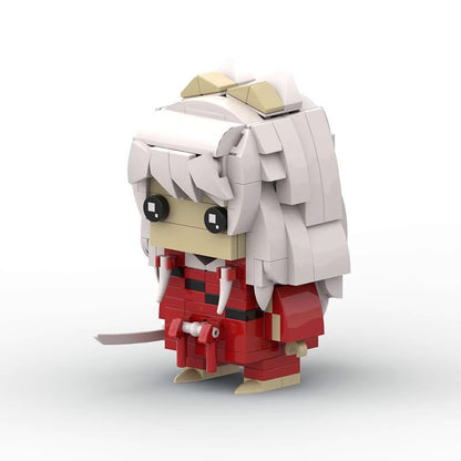 inuyasha brickheadz moc building set | compatible with lego - 2