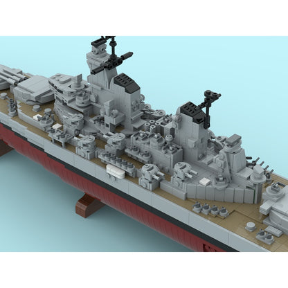 Iowa Class Battleship MOC Building Kit | USS Missouri Naval Model - 3