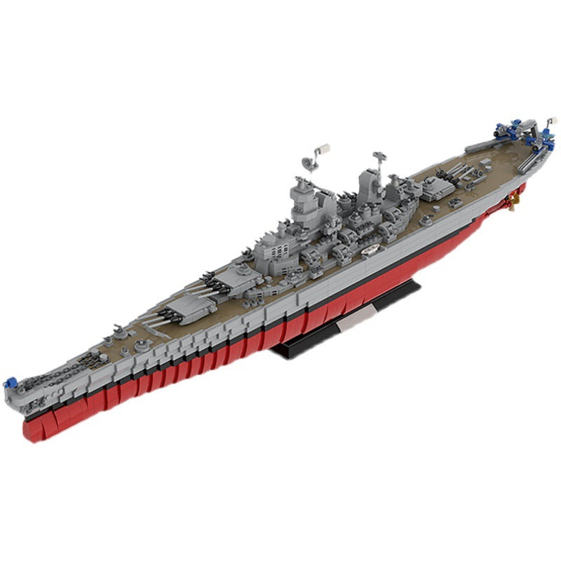 Iowa-Class Battleship USS Missouri BB-63 Building Kit | LEGO-Compatible MOC - 3