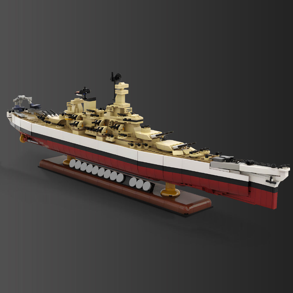 Iowa Class Battleship USS Wisconsin Building Kit | LEGO-Compatible MOC - 2