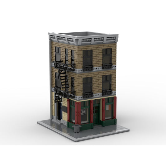 Irish Pub & Apartment Modular MOC Building Kit - 1