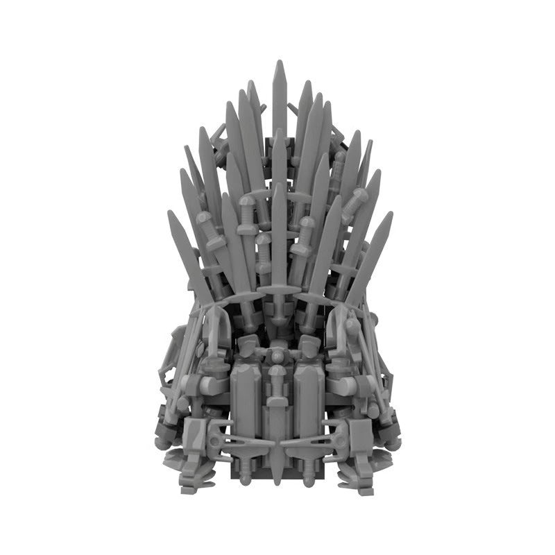 iron throne moc building set | game of thrones - 3