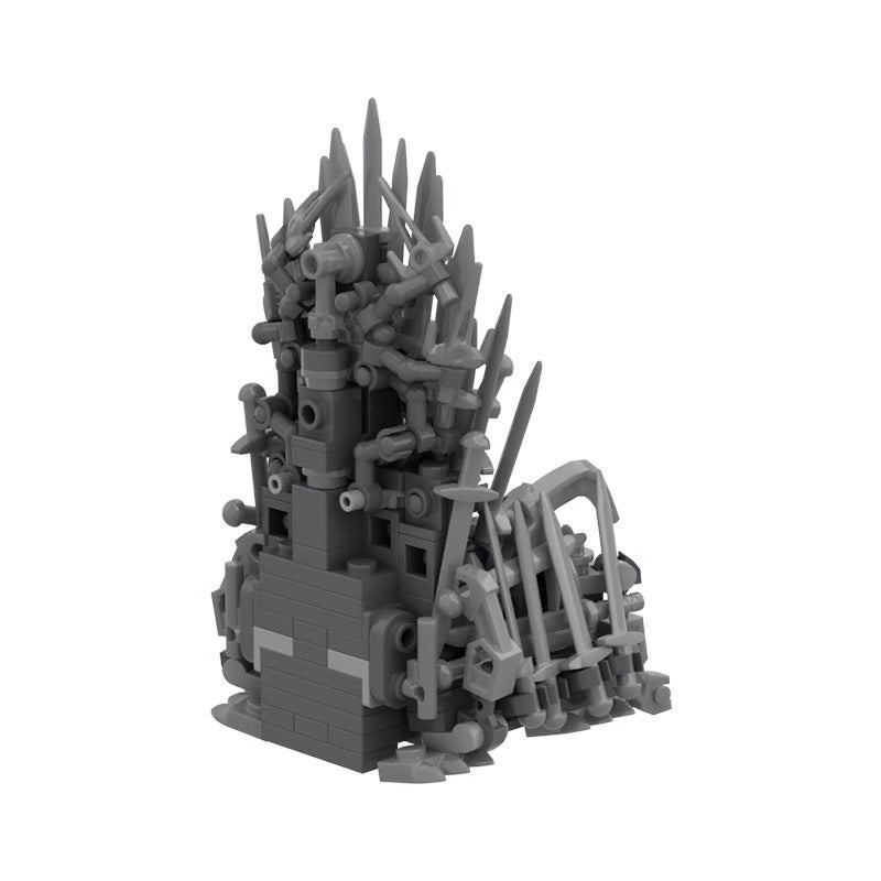 iron throne moc building set | game of thrones - 4