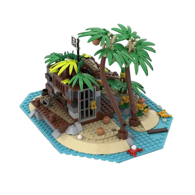 Islands of Pirate Shipwreck Bay Building Kit | LEGO-Compatible MOC - 4