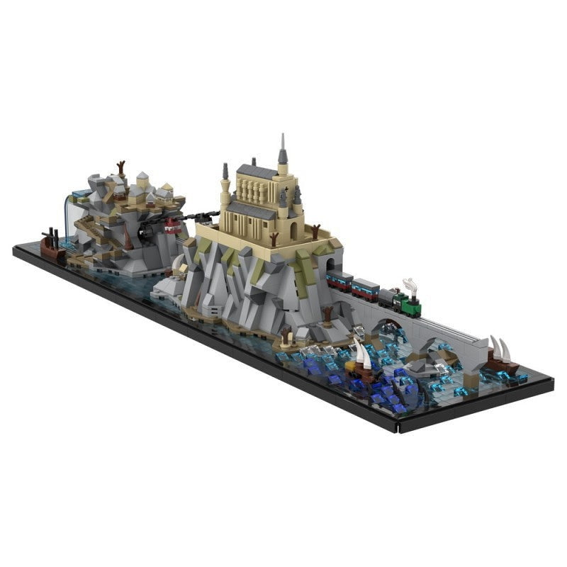 Islands Skyline MOC Coastal City Architecture Building Kit - 1