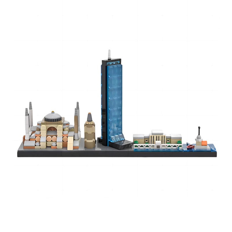 Istanbul Skyline MOC Building Kit | Historic City Architecture Display Model - 3