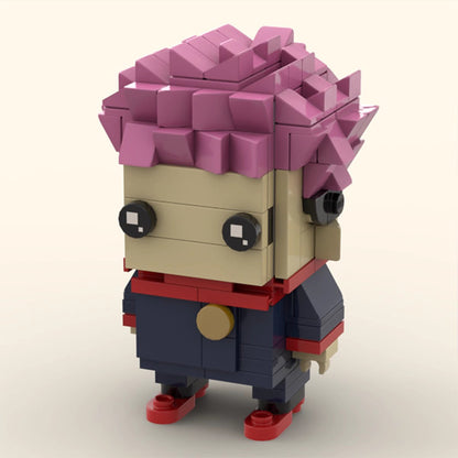 itadori yuji brickheadz building set | moc-104023 - 3