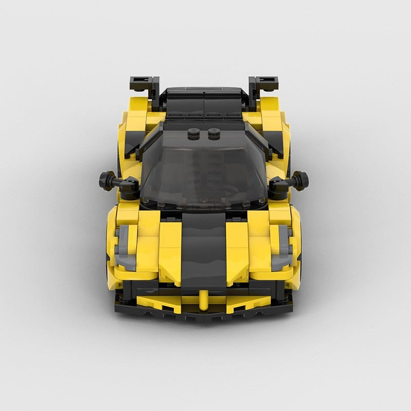 Italian 4XX Inspired Sports Car MOC Building Kit | Hypercar Vehicle Model - 2