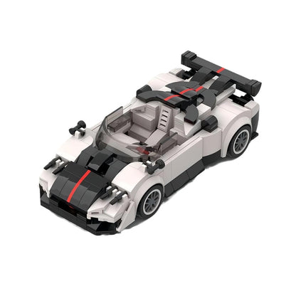 Italian C12 Hypercar Speed Racing Car Building Kit | 8-Wide LEGO-Compatible MOC - 5