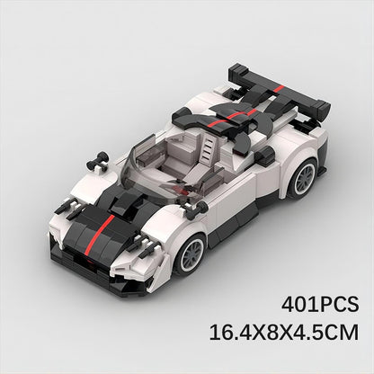 Italian C12 Hypercar Speed Racing Car Building Kit | 8-Wide LEGO-Compatible MOC - 6