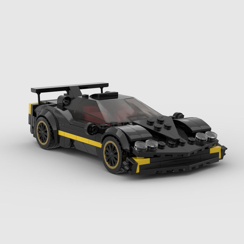 Italian Carbon Track Hypercar Building Kit | LEGO-Compatible MOC - 4