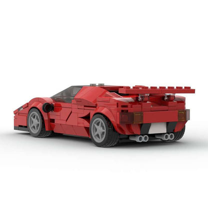 Italian Classic V12 Sports Car Building Kit | LEGO-Compatible MOC - 3