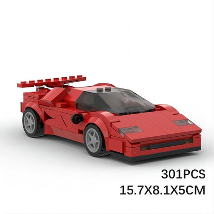 Italian Classic V12 Sports Car Building Kit | LEGO-Compatible MOC - 5