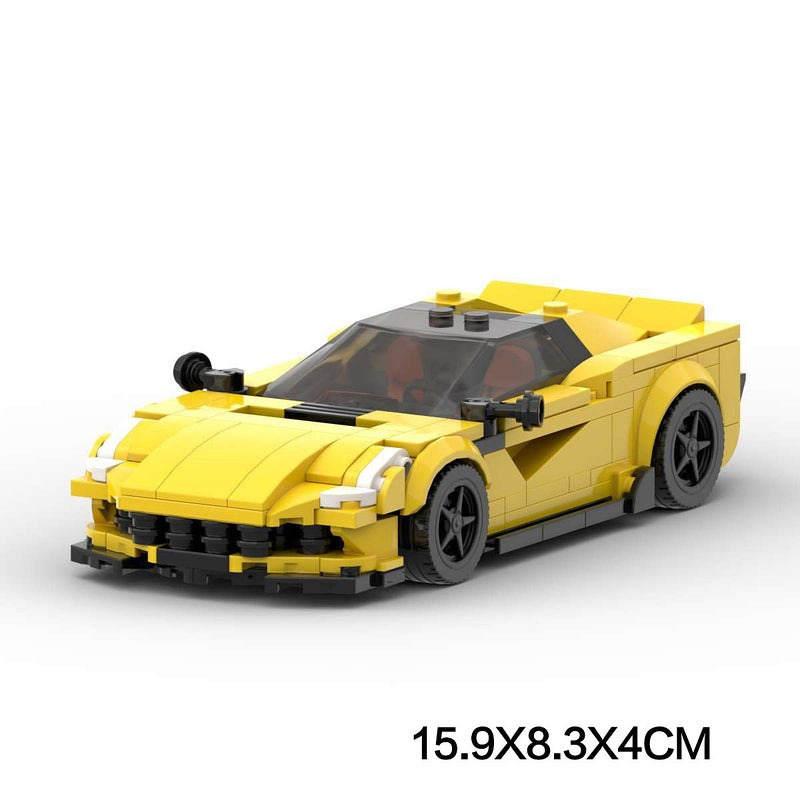 Italian Front-Engine Turbo Sports Coupe Building Kit | LEGO-Compatible MOC - 6