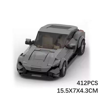 Italian GT Coupe V8 Sports Car Building Kit | 8-Stud Compatible MOC - 2