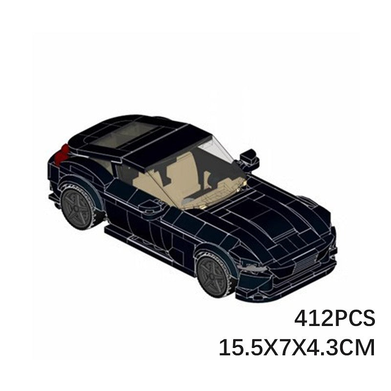 Italian GT Coupe V8 Sports Car Building Kit | 8-Stud Compatible MOC - 6