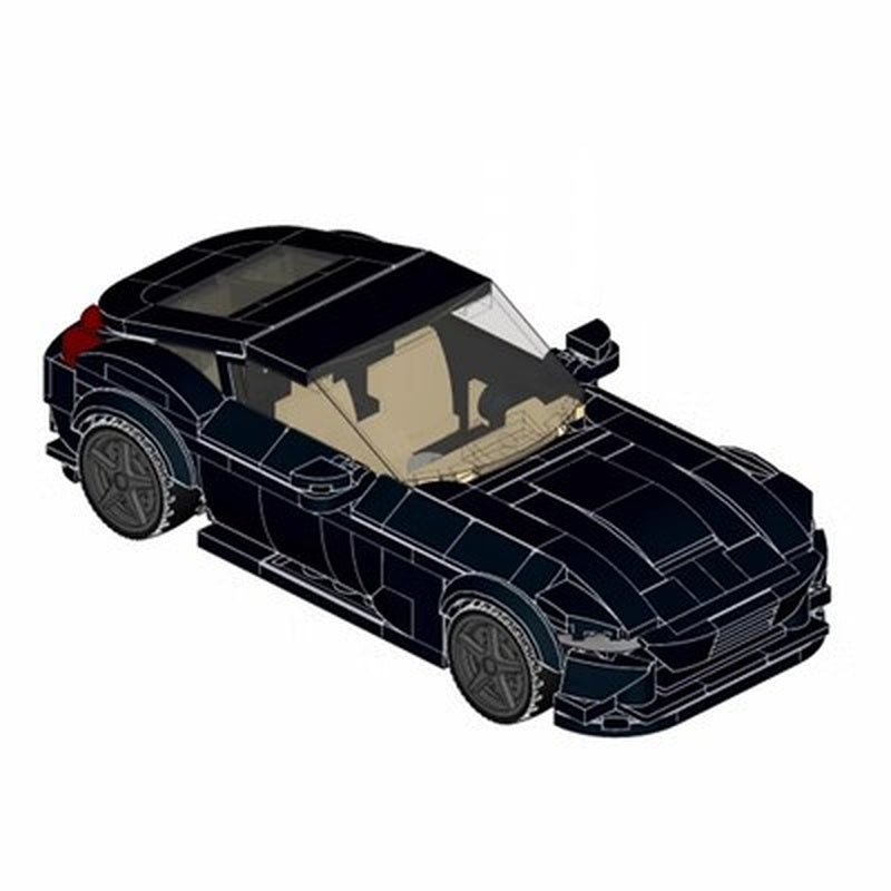 Italian GT Coupe V8 Sports Car Building Kit | 8-Stud LEGO-Compatible MOC - 5