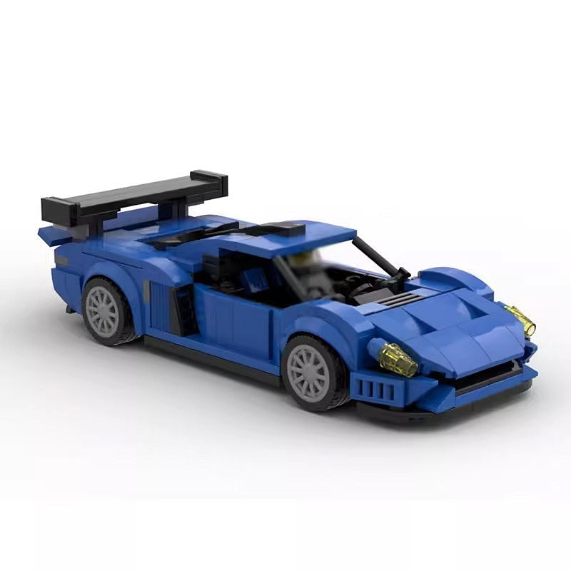 Italian GT Track Hypercar MOC Building Kit | 8-Wide Supercar Model - 5