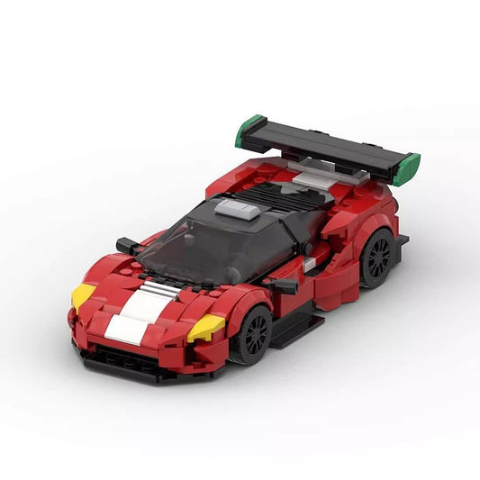 Italian GT3 Endurance Race Car Building Kit | LEGO-Compatible MOC - 1