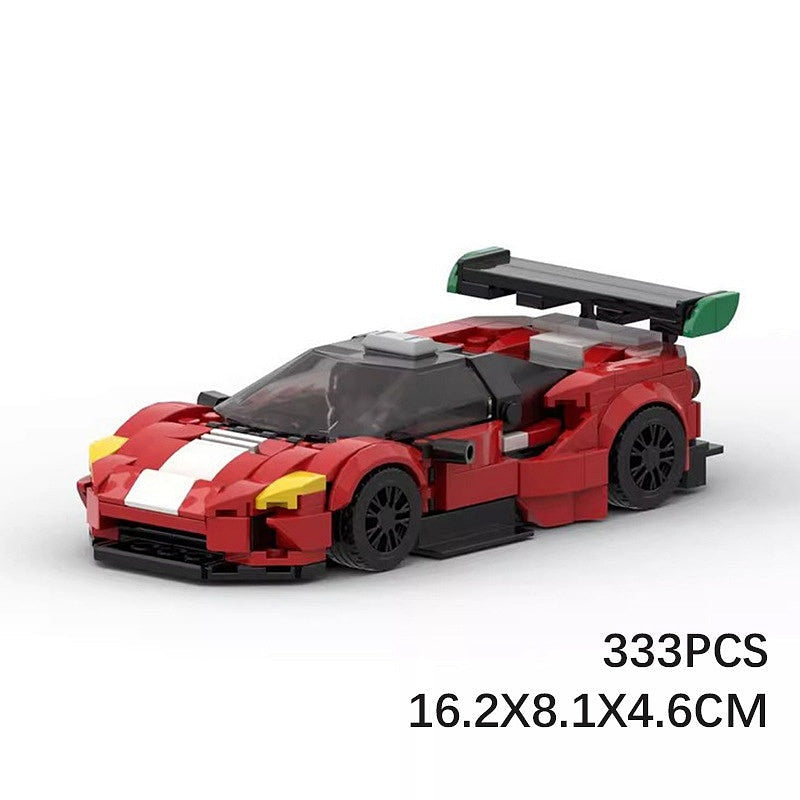 Italian GT3 Endurance Racing Car MOC Building Kit | Track Vehicle Model - 3