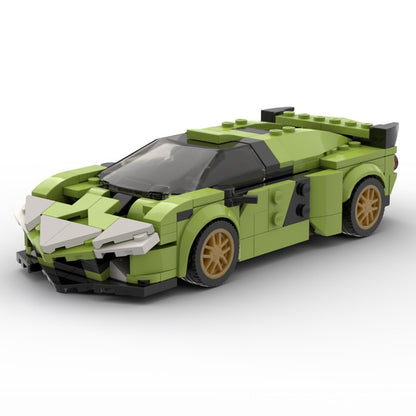 Italian Hybrid Supercar Building Kit | LEGO-Compatible MOC - 1