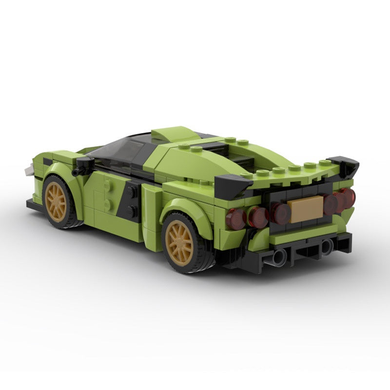 Italian Hybrid Supercar Building Kit | LEGO-Compatible MOC - 2
