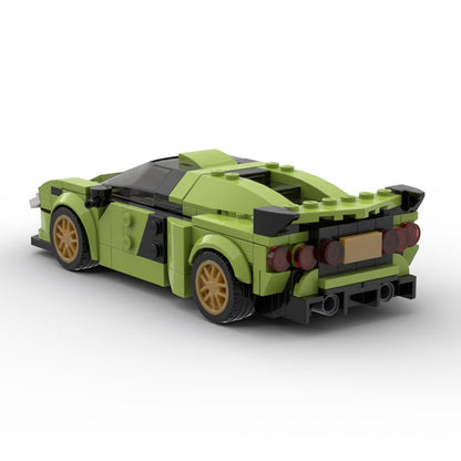 Italian Hybrid Supercar Building Kit | LEGO-Compatible MOC - 2