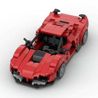 Italian Hypercar Track Racing Building Kit | 8-Stud LEGO-Compatible MOC - 1