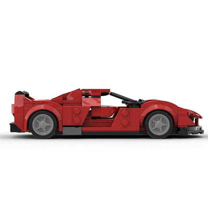Italian Hypercar Track Racing Building Kit | 8-Stud LEGO-Compatible MOC - 2