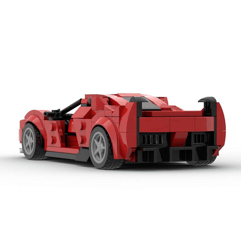 Italian Hypercar Track Racing Building Kit | 8-Stud LEGO-Compatible MOC - 3