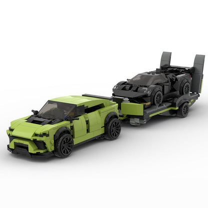 Italian Luxury SUV and Supercar Trailer Building Kit - 1
