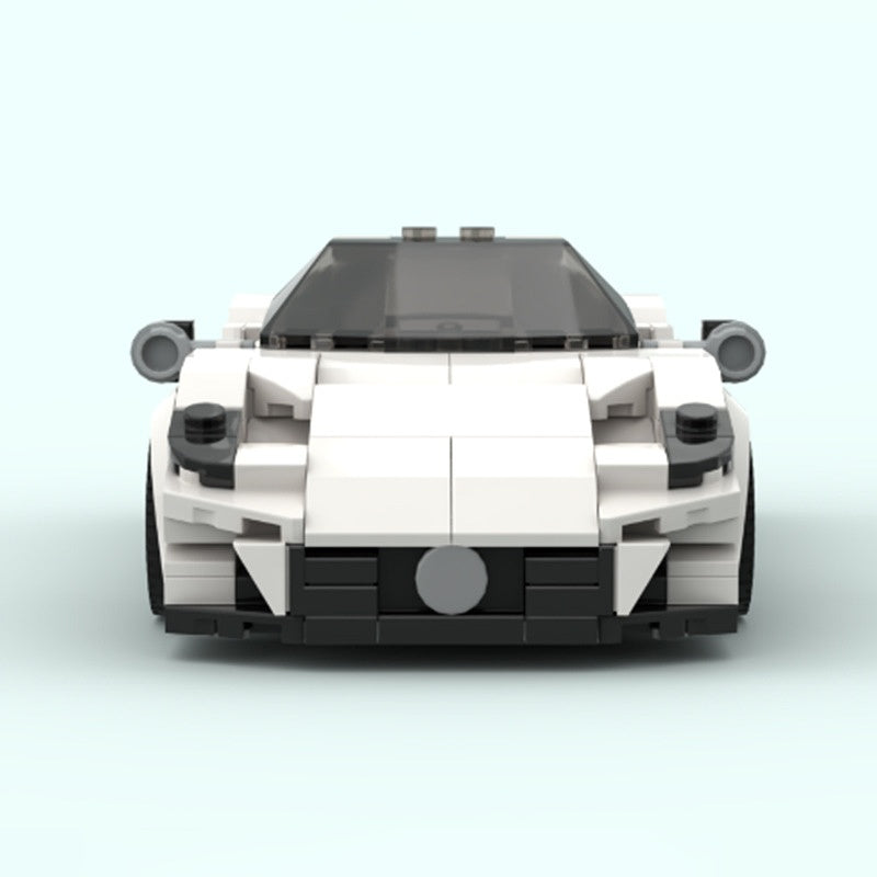 Italian MC-Style Mid-Engine Hypercar Building Kit | 8-Wide LEGO-Compatible MOC - 3
