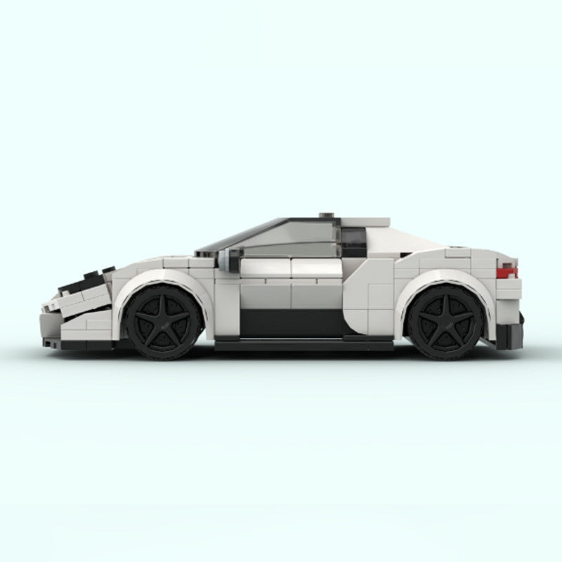 Italian MC-Style Mid-Engine Hypercar Building Kit | 8-Wide LEGO-Compatible MOC - 4