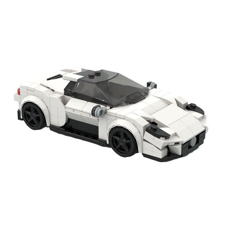 Italian MC-Style Mid-Engine Hypercar Building Kit | 8-Wide LEGO-Compatible MOC - 5