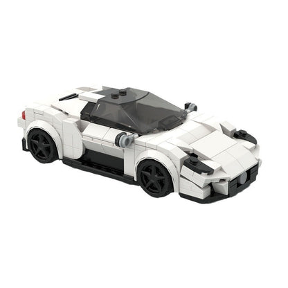Italian MC-Style Mid-Engine Hypercar Building Kit | 8-Wide LEGO-Compatible MOC - 5