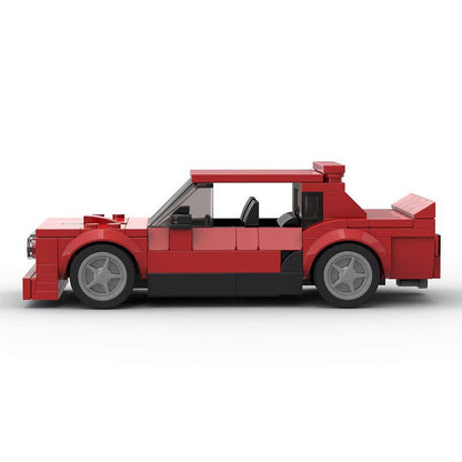 Italian Rally Car 131 Retro Racer Building Kit | LEGO-Compatible MOC - 3