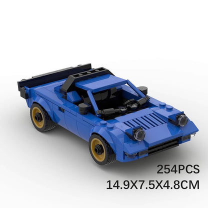 Italian Retro Wedge Rally Car Building Kit | LEGO-Compatible MOC - 6