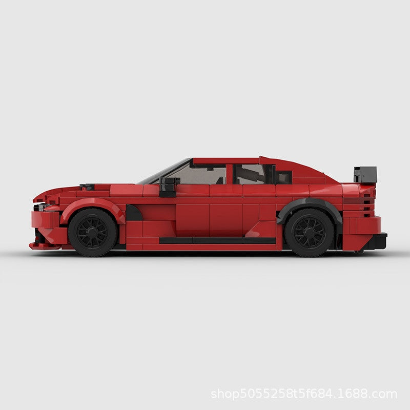 Italian Sports Sedan Building Kit | 8-Stud LEGO-Compatible MOC - 3