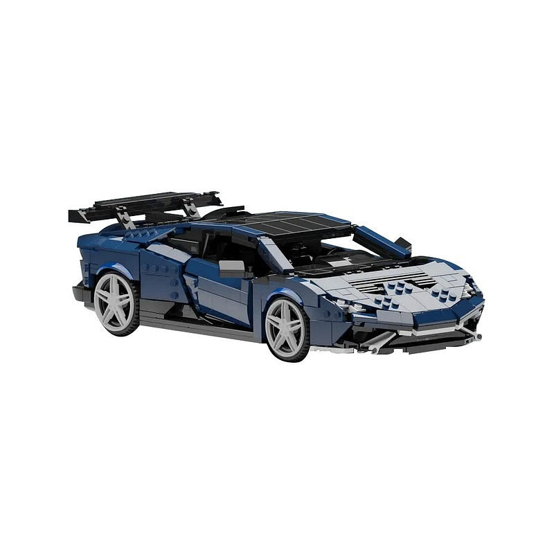 Italian V10 STO Track Supercar MOC Building Kit | Vehicle Model - 1