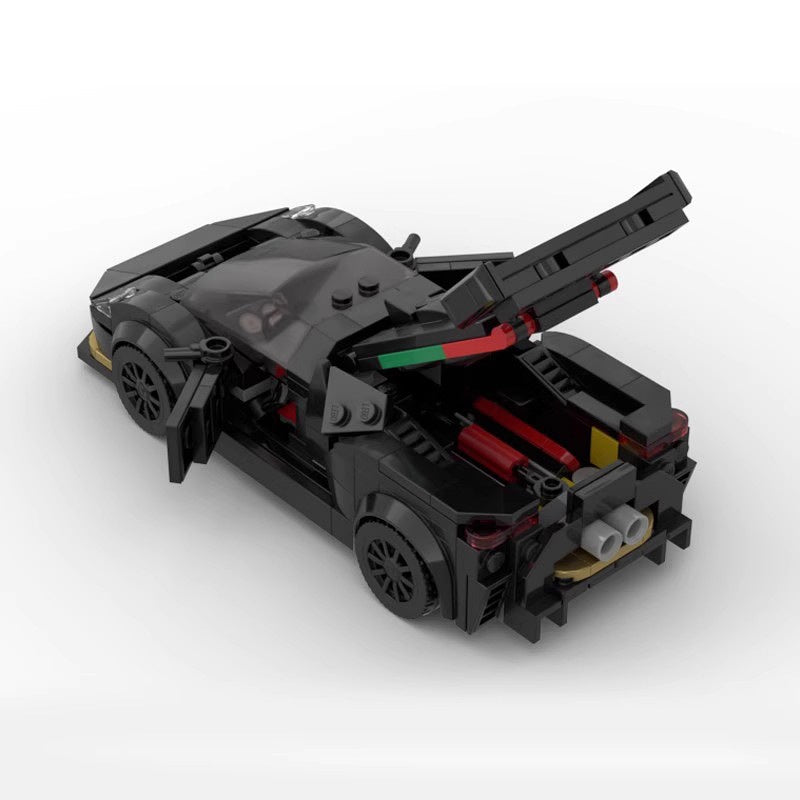 Italian V10 Super Trofeo Track Supercar Building Kit | Compatible MOC - 2