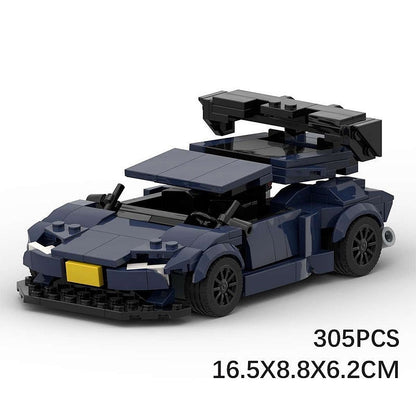 Italian V10 Widebody Supercar MOC Building Kit | Exotic Vehicle Model - 6