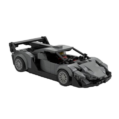 Italian V12 Arrowhead Hypercar Building Kit | 8-WideLEGO-Compatible MOC - 2