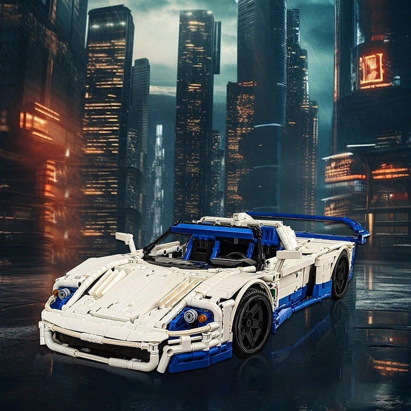 Italian V12 GT Hypercar MOC Building Kit | 1:10 Scale Vehicle Model - 5